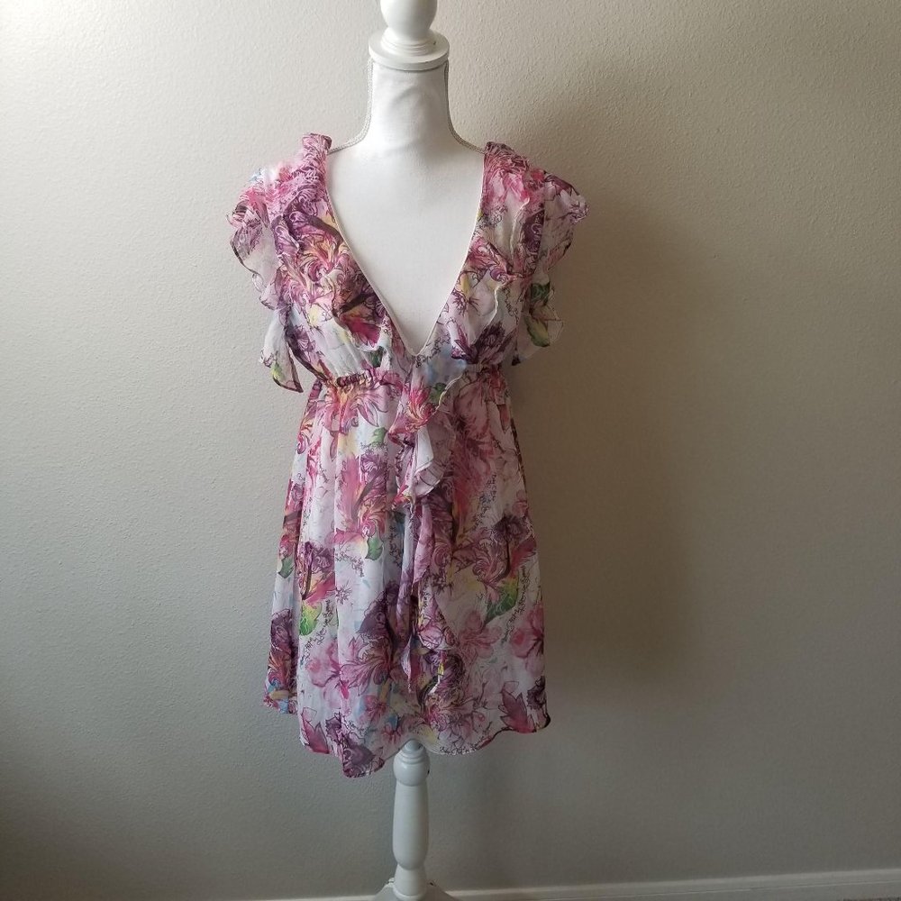 Baby Phat  / S / Floral Ruffle Dress